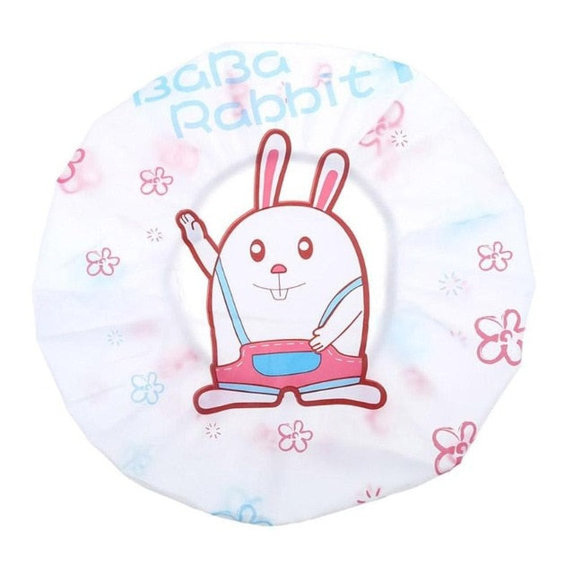 Cartoon Print Shower Cap